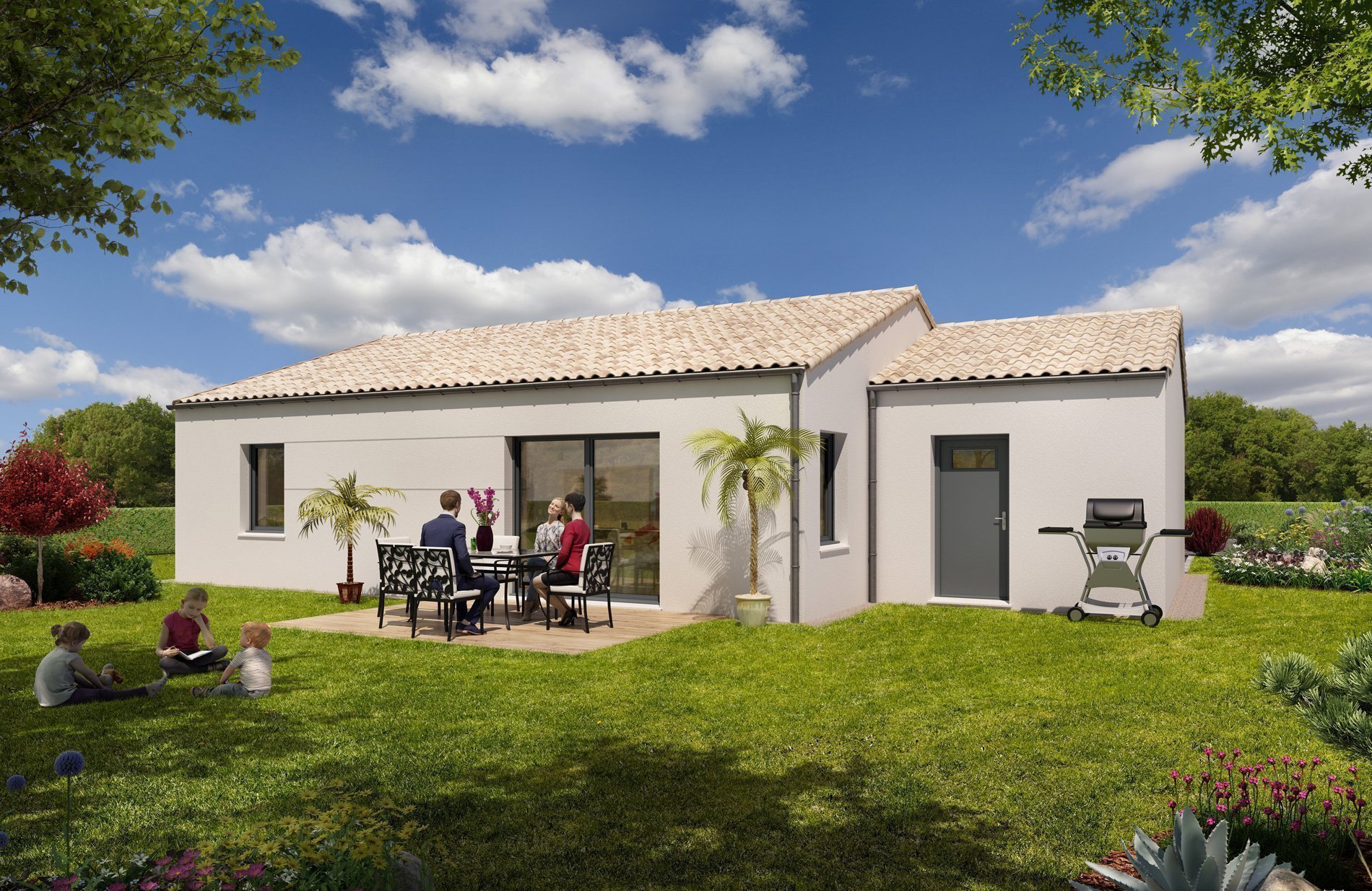 Construction de maisons en Vendée - modèle Nacre de Vendée Habitat