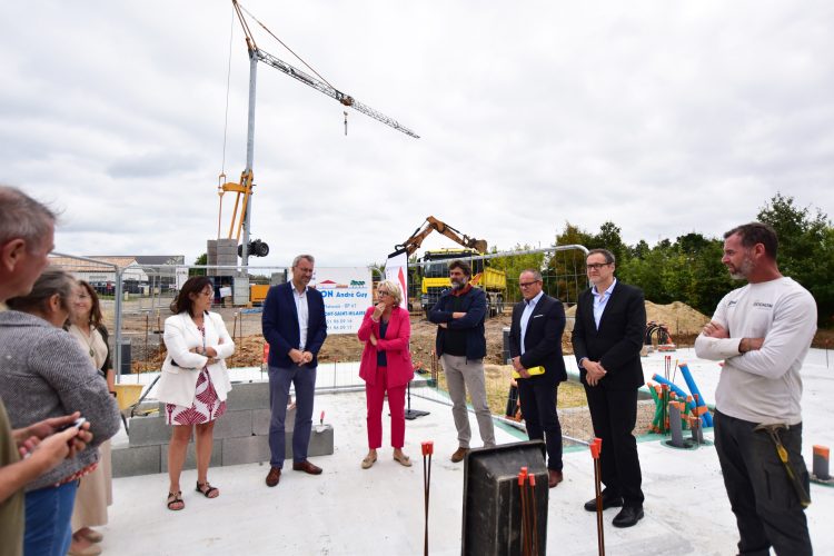 pose de première pierre - projet de 48 logements - Talmont-Saint-Hilaire